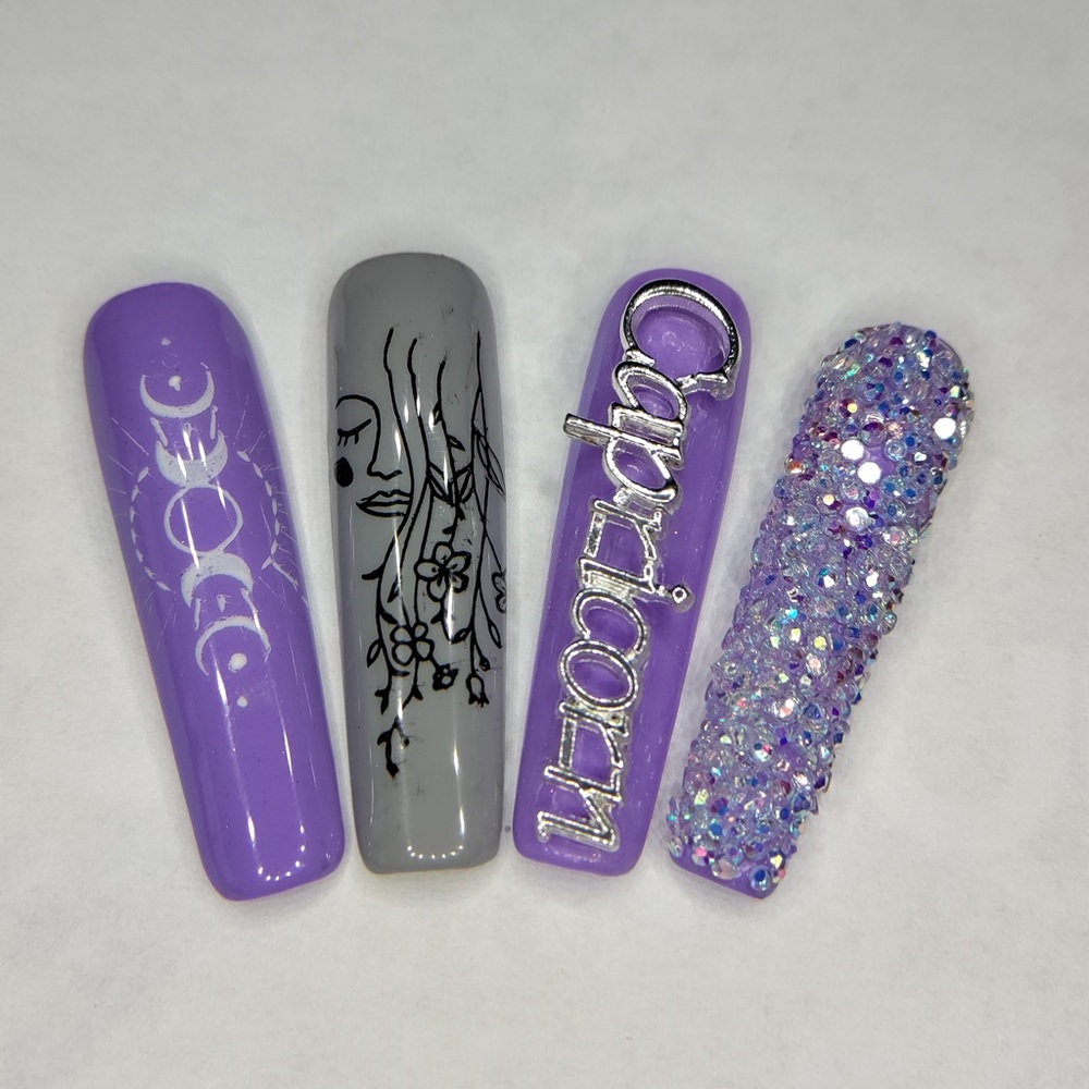 Custom Zodiac Press On Nails